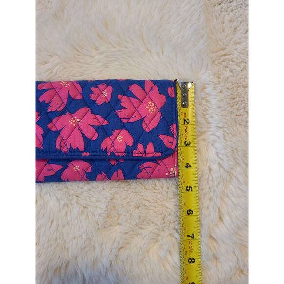 Vera Bradley Pink/ blue floral wallet - Picture 5 of 5